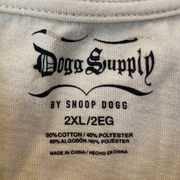 Vintage Dogg Supply T-Shirt Unisex Size 2XL Short Sleeve Snoop Dogg Graphic Tee - Picture 2 of 6